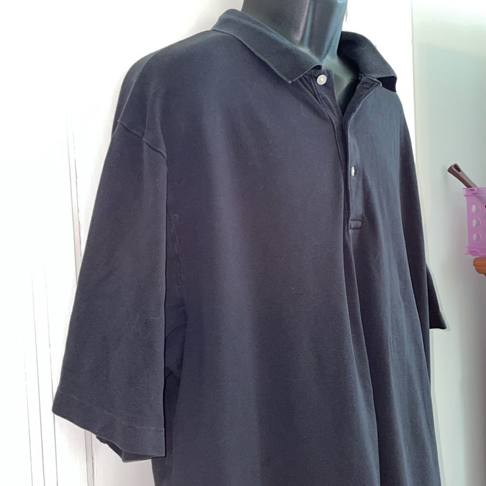 Polo Golf Ralph Lauren black Pima cotton/elastane polo shirt - Picture 5 of 9